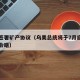乌美签署矿产协议（乌美总统将于7月底在华盛顿会晤）