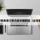 全球客商用订单力挺中国制造（全球客户）