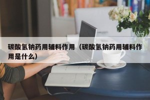 碳酸氢钠药用辅料作用（碳酸氢钠药用辅料作用是什么）
